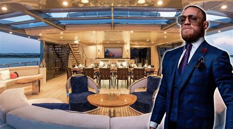 inside conor mcgregor yacht